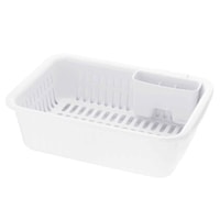 リッチェル 水切りラック シェリー 水切りセット L ホワイト ※2個以上から注文可能(販売価格は1個単位の価格)