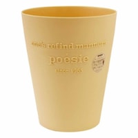 八幡化成 ゴミ箱 ポエジー 10L フタなし 丸型 オレンジ ※2個以上から注文可能(販売価格は1個単位の価格)