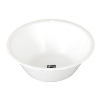 新輝合成 湯おけ フロート 湯桶フック穴付き おけ 日本製 ホワイト ※7個以上から注文可能(販売価格は1個単位の価格)