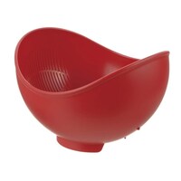 リッチェル ボウル くるっと M らくチンお料理ボウル レッド ※4個以上から注文可能(販売価格は1個単位の価格)