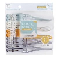 小久保工業所 洗濯バサミ ピンチ COCOSORA ペアピンチひも付 5組入 ※19個以上から注文可能(販売価格は1個単位の価格)
