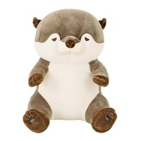 りぶはあと 抱き枕 ぬいぐるみ 座り抱きまくらM カワウソ くるり プレミアムねむねむアニマルズ ※2個以上から注文可能(販売価格は1個単位の価格)