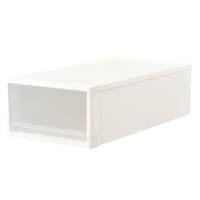 JEJアステージ 収納ケース ストラ 74M 幅39×奥行74×高さ22cm 押入れ収納 プラスチック 引き出し 日本製 ホワイト ※2個以上から注文可能(販売価格は1個単位の価格)