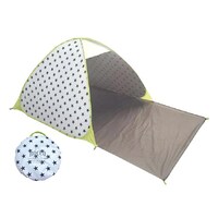 グローバルアロー テント ワンタッチ 折りたたみ ポップアップテント ロッコ 星 ホワイト ホワイト