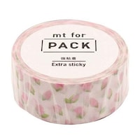 カモ井加工紙 クラフトテープ 粘着テープ 幅広 mt for PACK つぼみ 幅25mm ※7個以上から注文可能(販売価格は1個単位の価格)