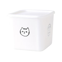 ナカジマ 保存容器 1.1L 猫柄 角型 PFF NECO スクエアストッカー M 樹脂製 ※2個以上から注文可能(販売価格は1個単位の価格)
