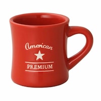 ケーアイ マグカップ 345ml プレミアムダイナーマグ 磁器 日本製 レッド レッド ※3個以上から注文可能(販売価格は1個単位の価格)