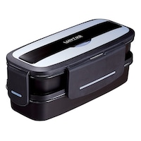 アスベル 弁当箱 2段 820ml 箸付き ランタス 4点ロック ※2個以上から注文可能(販売価格は1個単位の価格)