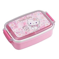 オーエスケー お弁当箱 1段 ハローキティ サクラ 500ml 仕切り付 ランチボックス 子供 ※3個以上から注文可能(販売価格は1個単位の価格)