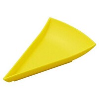 オーエスケー プレート 10% 14cm 同色3枚セット パーセントプレート プラスチック 皿 食器 日本製 イエロー イエロー ※6個以上から注文可能(販売価格は1個単位の価格)