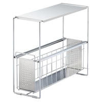 EAトCO シンク下収納 シンク下スライド収納 1段 幅15cm