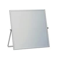 ミラー 高さ27cm 卓上 角度調節 スタンドミラー アルミミラー 鏡 かがみ 化粧鏡 ※2個以上から注文可能(販売価格は1個単位の価格)