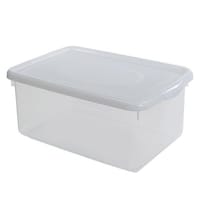 サンコープラスチック 収納ケース 幅35.9×奥行51.3×高さ23cm フタ付き プラスチック 収納ボックス ※2個以上から注文可能(販売価格は1個単位の価格)