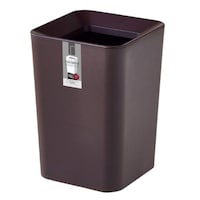 アスベル ゴミ箱 2L 角型 ルクレール ブラウン ※4個以上から注文可能(販売価格は1個単位の価格)