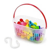 現代百貨 洗濯ばさみ 30個入り SUNNY RAINBOW ランドリーピンチ 30pcs 洗濯ばさみ入れ ※3個以上から注文可能(販売価格は1個単位の価格)