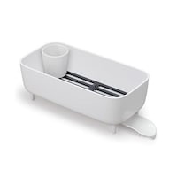 オーエ 水切りラック 排水ノズル付き ディッシュラック スマートホーム2 プラスチック製 ホワイト ※2個以上から注文可能(販売価格は1個単位の価格)