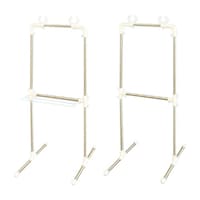 平安伸銅 物干し タオル掛け付きベランダ物干し台 屋外 ベランダ タオル干し