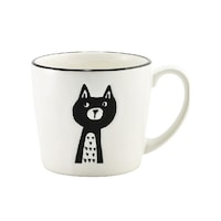 逸品社 マグカップ 310ml チャーピーキャット 食器 コップ 磁器 日本製 ホワイト ※3個以上から注文可能(販売価格は1個単位の価格)