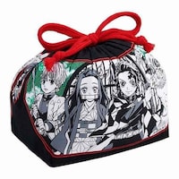 オーエスケー 弁当袋 鬼滅の刃 巾着袋 子供 ランチバッグ ※3個以上から注文可能(販売価格は1個単位の価格)