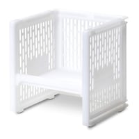 サンコープラスチック ラック SS 幅24×奥行22×高さ24.8cm eラック 調味料ラック ホワイト ※4個以上から注文可能(販売価格は1個単位の価格)