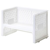 サンコープラスチック ラック M 幅36.3×奥行24.8×高さ24.8cm eラック 調味料ラック ホワイト ※3個以上から注文可能(販売価格は1個単位の価格)