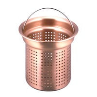 下村企販 ゴミ受け 深型 純銅 排水口 135mm用