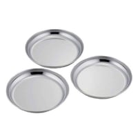 下村企販 トレー 下ごしらえ丸型トレー 3枚組 ステンレス製 日本製 ※4個以上から注文可能(販売価格は1個単位の価格)