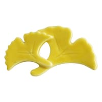 ケーアイ 箸置き 5cm いちょう 陶器 日本製 ※6個以上から注文可能(販売価格は1個単位の価格)