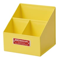 キーストーン リモコンスタンド 幅12.3×奥行13.2×高13cm 小物収納 マーキュリー 卓上 イエロー ※2個以上から注文可能(販売価格は1個単位の価格)