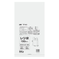 ハウスホールド レジ袋 48x25.5cm マチ13.5cm 厚さ0.013mm 100枚入り 西日本40号 東日本30号 取っ手付き 半透明 ※8個以上から注文可能(販売価格は1個単位の価格)