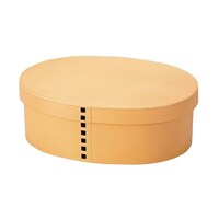 HAKOYA 弁当箱 曲げわっぱ 500ml 1段 小 ベージュ ※2個以上から注文可能(販売価格は1個単位の価格)
