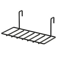 平安伸銅 シェルフ 棚 LABRICO ラブリコ DIY 専用パーツ ナゲシレールシリーズ ブラック ※3個以上から注文可能(販売価格は1個単位の価格)