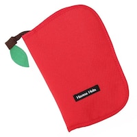 HALKARIN’S 母子手帳 マルチケース L ケース ポケット ハンナフラ アップルレッド ※2個以上から注文可能(販売価格は1個単位の価格)