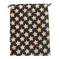 HALKARIN’S 巾着袋 L 消臭 抗菌 大 体操着入れ お着替え ハンナフラ HannaHula ロックスターブラック ※3個以上から注文可能(販売価格は1個単位の価格)