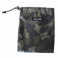 HALKARIN’S 巾着袋 S 消臭 抗菌 小 体操着入れ お着替え コップ入れ ハンナフラ HannaHula カモフラージュ ※4個以上から注文可能(販売価格は1個単位の価格)