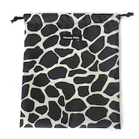 HALKARIN’S 巾着袋 M 消臭 抗菌 大 体操着入れ お着替え ハンナフラ HannaHula キリン ※3個以上から注文可能(販売価格は1個単位の価格)