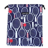 HALKARIN’S 巾着袋 M 消臭 抗菌 大 体操着入れ お着替え ハンナフラ HannaHula ブルー ※3個以上から注文可能(販売価格は1個単位の価格)