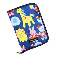 HALKARIN’S 母子手帳ケース L ポケット ハンナフラ 大容量 収納 マルチケース アニマルフレンズ ※2個以上から注文可能(販売価格は1個単位の価格)