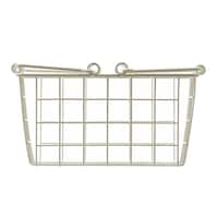 アビテ ワイヤーバスケット S 幅23×奥行17×高さ12cm アイボリー ※3個以上から注文可能(販売価格は1個単位の価格)