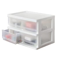 JEJアステージ 収納ボックス コワケース 2段 卓上 引き出し H4 ※2個以上から注文可能(販売価格は1個単位の価格)