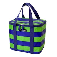 HALKARIN’S ランチバッグ 保温 保冷 Hanna Hula ハンナフラ ボーダーグリーン ※2個以上から注文可能(販売価格は1個単位の価格)