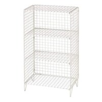 ちどり産業 ラック 折りたたみ 3段 幅41×奥行28×高さ75cm ワイヤー ホワイト