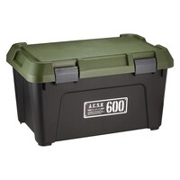 JEJアステージ 収納ボックス 幅60×奥行38×高さ33.3cm アクティブストッカー 頑丈箱 カーキ ※2個以上から注文可能(販売価格は1個単位の価格)