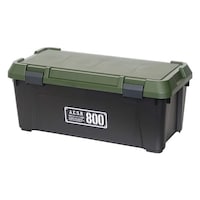 JEJアステージ 収納ボックス 幅80×奥行38×高さ33.3cm ツールストッカー 頑丈箱 カーキ ※2個以上から注文可能(販売価格は1個単位の価格)