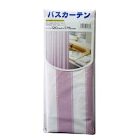 MEIWA EVAバスカーテン 幅120×高さ178cm ピンク