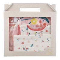 大西賢製販 ギフトセット ベビーnennefuturum FLOWER おくるみ スタイ ハンドタオル