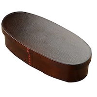 HAKOYA 弁当箱 曲げわっぱ 抗菌 1段 600ml スリム BENTO ダークブラウン ※2個以上から注文可能(販売価格は1個単位の価格)