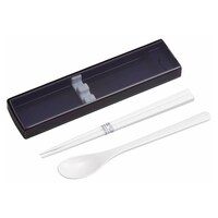 オーエスケー コンビセット 抗菌 箸 スプーン 18cm スライド カームカラー No.2 ※4個以上から注文可能(販売価格は1個単位の価格)