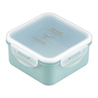 オーエスケー お弁当箱 500ml フードコンテナ ひのきのぷら No.3 ブルー ※3個以上から注文可能(販売価格は1個単位の価格)