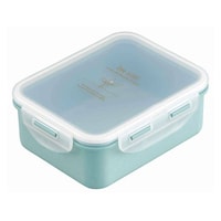 オーエスケー お弁当箱 650ml フードコンテナ ひのきのぷら No.3 ブルー ※3個以上から注文可能(販売価格は1個単位の価格)